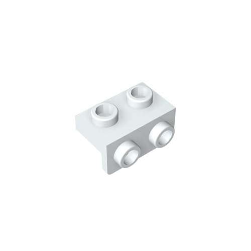 99781 Scharnierplattenhalterung, 1x2-1x2, 10 Stück, GDS-640, kompatibel mit Lego Bausteinen, Farbe:Cremeweiß von XYEIUGO