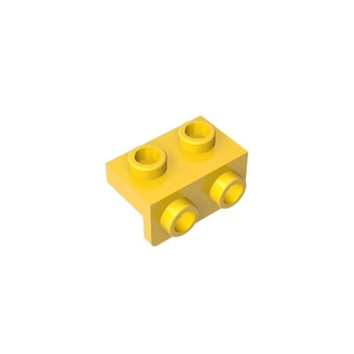 99781 Scharnierplattenhalterung, 1x2-1x2, 10 Stück, GDS-640, kompatibel mit Lego Bausteinen, Farbe:Gelb 24 von XYEIUGO