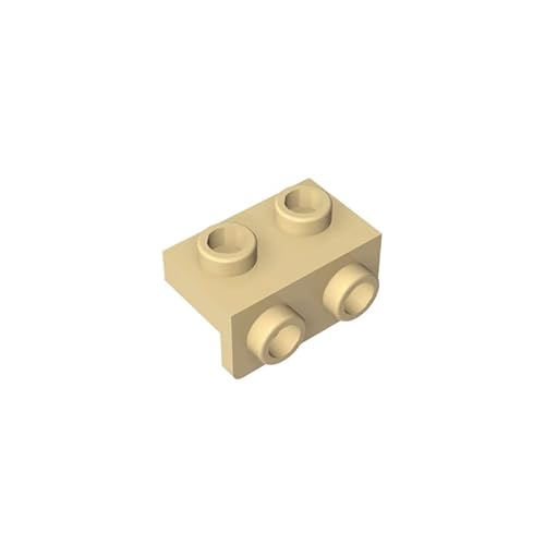 99781 Scharnierplattenhalterung, 1x2-1x2, 10 Stück, GDS-640, kompatibel mit Lego Bausteinen, Farbe:Hellbraun 5 von XYEIUGO