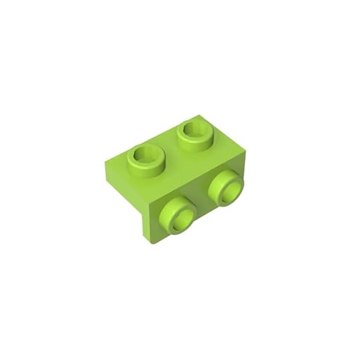99781 Scharnierplattenhalterung, 1x2-1x2, 10 Stück, GDS-640, kompatibel mit Lego Bausteinen, Farbe:Limette 119 von XYEIUGO