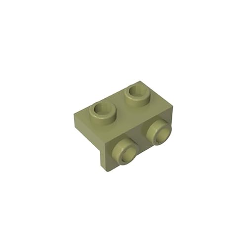 99781 Scharnierplattenhalterung, 1x2-1x2, 10 Stück, GDS-640, kompatibel mit Lego Bausteinen, Farbe:Maidingrün 330 von XYEIUGO