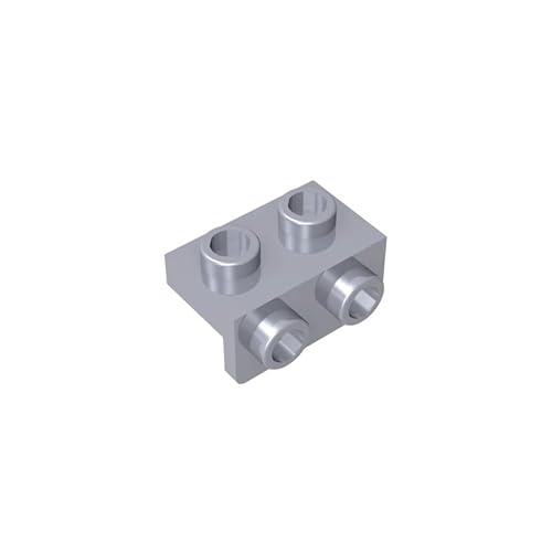 99781 Scharnierplattenhalterung, 1x2-1x2, 10 Stück, GDS-640, kompatibel mit Lego Bausteinen, Farbe:Silbergrau 315 von XYEIUGO