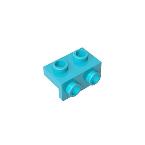 99781 Scharnierplattenhalterung, 1x2-1x2, 10 Stück, GDS-640, kompatibel mit Lego Bausteinen, Farbe:Smaragdgrün 322 von XYEIUGO