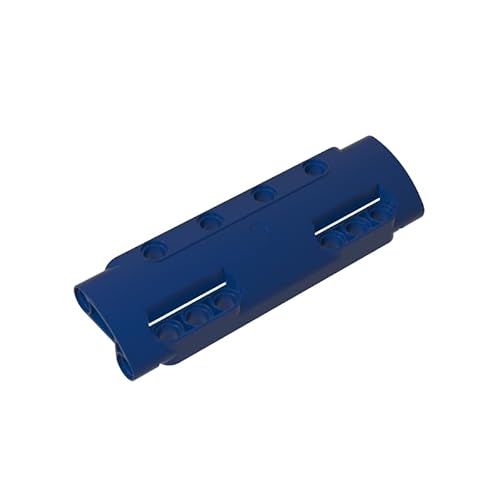 GDS-1012 Technisches Bauteil Kurvenförmig 11x3 mit 10 Stifflöchern durch die Oberfläche 10 Stück Kompatibel mit Lego Spielzeug 11954 Komponenten für große Steinmarken Farbe:Königsblau 140 von XYEIUGO