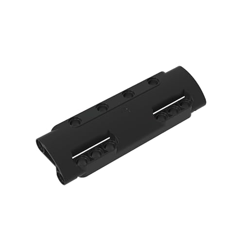 GDS-1012 Technisches Bauteil Kurvenförmig 11x3 mit 10 Stifflöchern durch die Oberfläche 10 Stück Kompatibel mit Lego Spielzeug 11954 Komponenten für große Steinmarken Farbe:Schwarz 26 von XYEIUGO