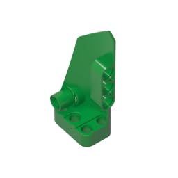 GDS-1016 Technic Verkleidung Nr. 4, klein, glatt, lang, Seite B, 10 Stück, kompatibel mit Lego 64391, DIY-Teilen und MOC-Komponenten für große Ziegelmarken, Farbe:Grün 28 von XYEIUGO