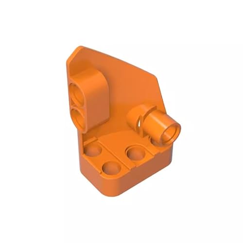 GDS-1019 Technic Verkleidung Nr. 1, klein, glatt, kurz, Seite A, 10 Stück, kompatibel mit Lego 87080, DIY-Teilen und MOC-Komponenten für die wichtigsten Ziegelmarken, Farbe:Orange 106 von XYEIUGO