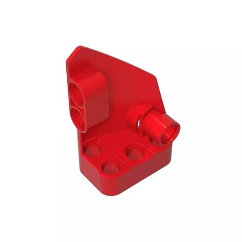 GDS-1019 Technic Verkleidung Nr. 1, klein, glatt, kurz, Seite A, 10 Stück, kompatibel mit Lego 87080, DIY-Teilen und MOC-Komponenten für die wichtigsten Ziegelmarken, Farbe:Rot 21 von XYEIUGO