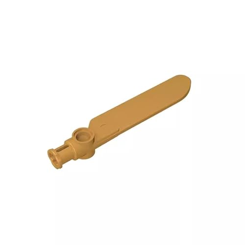 GDS-1026 Technic Rotorklinge klein mit Achse und Stiftverbinderende, 50 Stück, kompatibel mit Lego 99012 4651820 MOC-Komponenten für große Ziegelmarken, Farbe:Goldgelb 297 GDS-1026 Technic Rotorklinge klein mit Achse und Stiftverbinderende, 50 Stück, kompatibel mit Lego 99012 4651820 MOC-Komponenten für große Ziegelmarken, Farbe:Goldgelb 297 von XYEIUGO