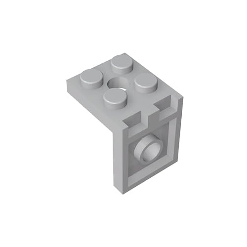 GDS-1057 Halterung 2 x 2-2 x 2, 50TE, kompatibel mit Lego 3956, 35262, 6019212, DIY-Teile und MOC-Komponenten für große Ziegelmarken, Farbe:Hellgrau 194 von XYEIUGO