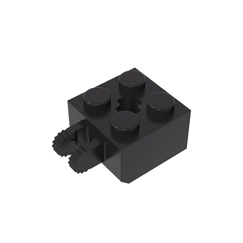 GDS-1085 Scharnierstein, 22 Verriegelungen, mit 2 Fingern, vertikal und Achsloch, 50TE, kompatibel mit Lego 40902, DIY-Teilen und MOC-Komponenten für große Ziegelmarken, Farbe:Schwarz 26 GDS-1085 Scharnierstein, 22 Verriegelungen, mit 2 Fingern, vertikal und Achsloch, 50TE, kompatibel mit Lego 40902, DIY-Teilen und MOC-Komponenten für große Ziegelmarken, Farbe:Schwarz 26 von XYEIUGO