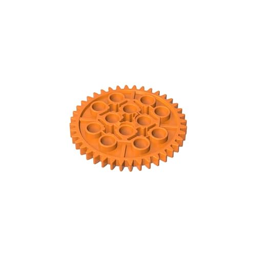 GDS-1099 Technic Gear 40 Zähne, 10TE, kompatibel mit Lego 3649 4285634, DIY-Teile und MOC-Komponenten für große Ziegelmarken, Farbe:Orange 106 von XYEIUGO