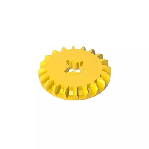 GDS-1104 Technic Gear 20 Zähne, Abschrägung, 50TE, kompatibel mit Lego 1104 32198, DIY-Teile und MOC-Komponenten für große Ziegelmarken, Farbe:Gelb 24 GDS-1104 Technic Gear 20 Zähne, Abschrägung, 50TE, kompatibel mit Lego 1104 32198, DIY-Teile und MOC-Komponenten für große Ziegelmarken, Farbe:Gelb 24 von XYEIUGO