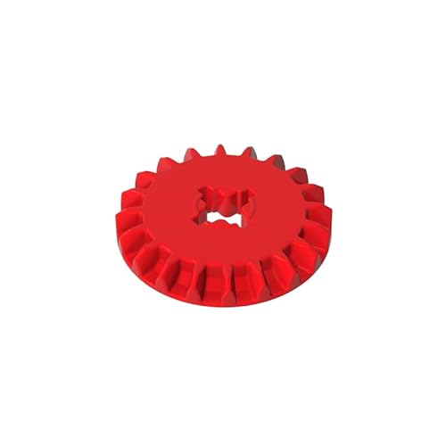 GDS-1104 Technic Gear 20 Zähne, Abschrägung, 50TE, kompatibel mit Lego 1104 32198, DIY-Teile und MOC-Komponenten für große Ziegelmarken, Farbe:Rot 21 GDS-1104 Technic Gear 20 Zähne, Abschrägung, 50TE, kompatibel mit Lego 1104 32198, DIY-Teile und MOC-Komponenten für große Ziegelmarken, Farbe:Rot 21 von XYEIUGO