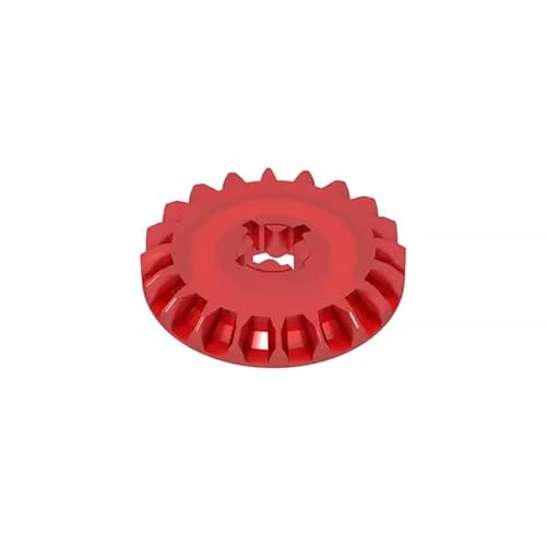 GDS-1104 Technic Gear 20 Zähne, Abschrägung, 50TE, kompatibel mit Lego 1104 32198, DIY-Teile und MOC-Komponenten für große Ziegelmarken, Farbe:Transparentes Rot 41 GDS-1104 Technic Gear 20 Zähne, Abschrägung, 50TE, kompatibel mit Lego 1104 32198, DIY-Teile und MOC-Komponenten für große Ziegelmarken, Farbe:Transparentes Rot 41 von XYEIUGO