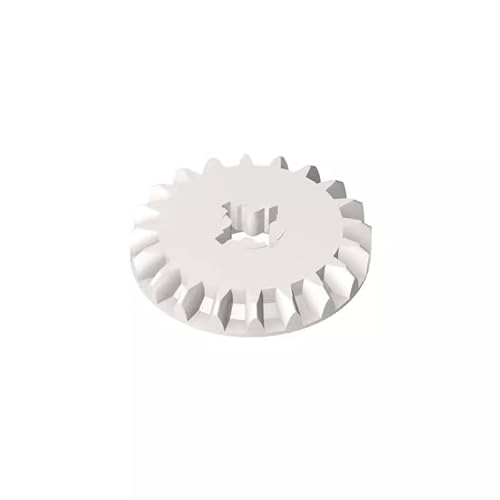 GDS-1104 Technic Gear 20 Zähne, Abschrägung, 50TE, kompatibel mit Lego 1104 32198, DIY-Teile und MOC-Komponenten für große Ziegelmarken, Farbe:Weiß 1 GDS-1104 Technic Gear 20 Zähne, Abschrägung, 50TE, kompatibel mit Lego 1104 32198, DIY-Teile und MOC-Komponenten für große Ziegelmarken, Farbe:Weiß 1 von XYEIUGO