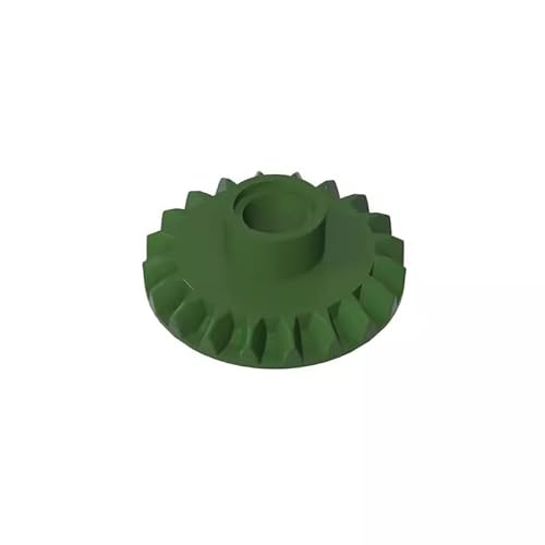 GDS-1105 Technic Gear 20 Zähne, Abschrägung mit Stiftloch, 50TE, kompatibel mit Lego 87407, DIY-Teilen und MOC-Komponenten für große Ziegelmarken, Farbe:Armee Grün (Olivegrün) 999 von XYEIUGO
