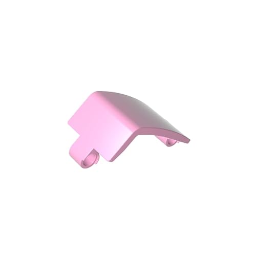 GDS-1111 Technik-Panel, gebogen und gebogen, 15,2 x 7,6 cm, 50TE, kompatibel mit Lego 24116 39356, DIY-Teile und MOC-Komponenten für große Ziegelmarken, Farbe:Leuchtendes Pink 222 von XYEIUGO