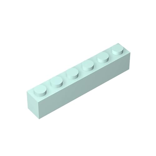 GDS-535 Brick 1x6, 50 Stück, kompatibel mit Lego 3009 DIY-Teilen und MOC-Komponenten für große Bausteinmarken, Farbe:Pastellgrün 323 GDS-535 Brick 1x6, 50 Stück, kompatibel mit Lego 3009 DIY-Teilen und MOC-Komponenten für große Bausteinmarken, Farbe:Pastellgrün 323 von XYEIUGO