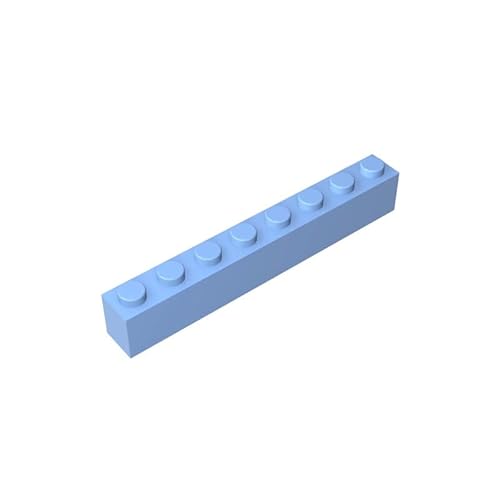 GDS-536 Brick 1x8, 50 Stück, kompatibel mit Lego 3008 DIY-Teilen und MOC-Komponenten für große Bausteinmarken, Farbe:Babyblau 212 GDS-536 Brick 1x8, 50 Stück, kompatibel mit Lego 3008 DIY-Teilen und MOC-Komponenten für große Bausteinmarken, Farbe:Babyblau 212 von XYEIUGO