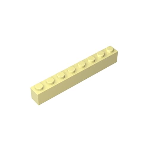 GDS-536 Brick 1x8, 50 Stück, kompatibel mit Lego 3008 DIY-Teilen und MOC-Komponenten für große Bausteinmarken, Farbe:Hellgelb GDS-536 Brick 1x8, 50 Stück, kompatibel mit Lego 3008 DIY-Teilen und MOC-Komponenten für große Bausteinmarken, Farbe:Hellgelb von XYEIUGO