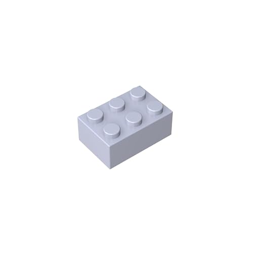 GDS-541 Brick 2x3, 50 Stück, kompatibel mit Lego 3002 DIY-Teilen und MOC-Komponenten für große Bausteinmarken, Farbe:Graublau GDS-541 Brick 2x3, 50 Stück, kompatibel mit Lego 3002 DIY-Teilen und MOC-Komponenten für große Bausteinmarken, Farbe:Graublau von XYEIUGO