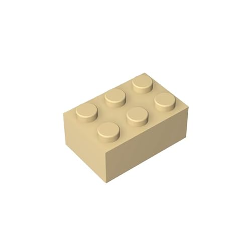 GDS-541 Brick 2x3, 50 Stück, kompatibel mit Lego 3002 DIY-Teilen und MOC-Komponenten für große Bausteinmarken, Farbe:Hellbraun 5 GDS-541 Brick 2x3, 50 Stück, kompatibel mit Lego 3002 DIY-Teilen und MOC-Komponenten für große Bausteinmarken, Farbe:Hellbraun 5 von XYEIUGO