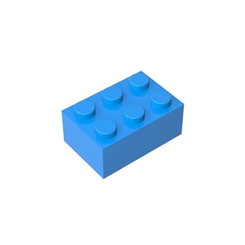 GDS-541 Brick 2x3, 50 Stück, kompatibel mit Lego 3002 DIY-Teilen und MOC-Komponenten für große Bausteinmarken, Farbe:Himmelblau 321 GDS-541 Brick 2x3, 50 Stück, kompatibel mit Lego 3002 DIY-Teilen und MOC-Komponenten für große Bausteinmarken, Farbe:Himmelblau 321 von XYEIUGO