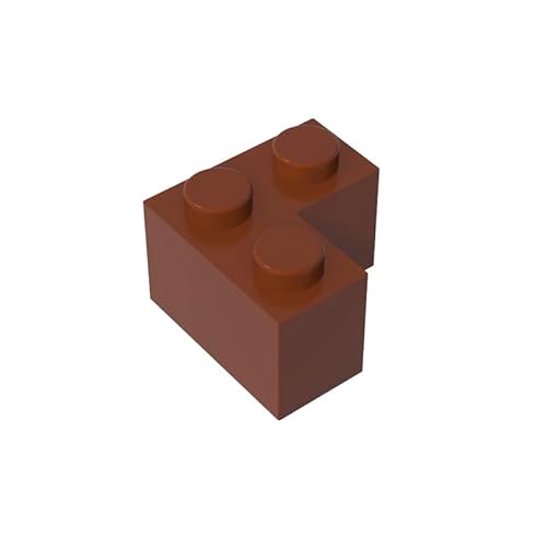 GDS-572 Ziegelsteine, 50 Stück, kompatibel mit Lego 2357 DIY-Teilen und MOC-Komponenten für große Ziegelmarken, Farbe:Braun 192 von XYEIUGO