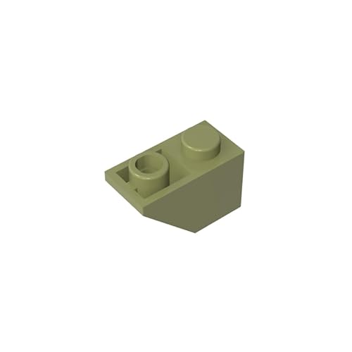 GDS-597 Neigung, umgekehrt, 45 °, 2x1, 50 Stück, kompatibel mit Lego 3665 DIY-Teilen und MOC-Komponenten für große Ziegelmarken, Farbe:Maidingrün 330 GDS-597 Neigung, umgekehrt, 45 °, 2x1, 50 Stück, kompatibel mit Lego 3665 DIY-Teilen und MOC-Komponenten für große Ziegelmarken, Farbe:Maidingrün 330 von XYEIUGO