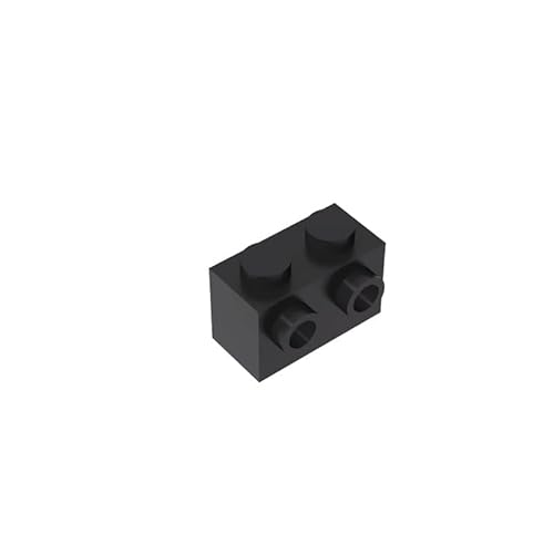 GDS-634 Brick Special 1x2 mit 2 Nieten auf Einer Seite, 50 Stück, kompatibel mit Lego 11211 6015344, DIY-Teile und MOC-Komponenten für große Ziegelmarken, Farbe:Schwarz 26 GDS-634 Brick Special 1x2 mit 2 Nieten auf Einer Seite, 50 Stück, kompatibel mit Lego 11211 6015344, DIY-Teile und MOC-Komponenten für große Ziegelmarken, Farbe:Schwarz 26 von XYEIUGO