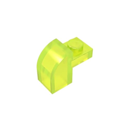GDS-654 Brick Curved 1x2x1 1/3 mit gebogener Oberseite, 50 Stück, kompatibel mit Lego 6091 32807, DIY-Teile und MOC-Komponenten für große Ziegelmarken, Farbe:Trans Neon Green 49 GDS-654 Brick Curved 1x2x1 1/3 mit gebogener Oberseite, 50 Stück, kompatibel mit Lego 6091 32807, DIY-Teile und MOC-Komponenten für große Ziegelmarken, Farbe:Trans Neon Green 49 von XYEIUGO