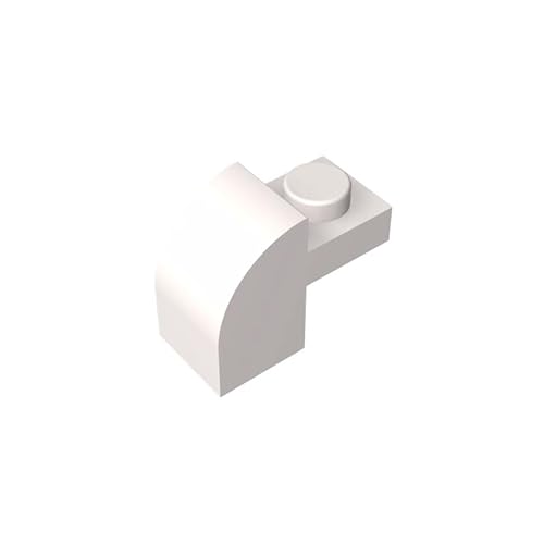 GDS-654 Brick Curved 1x2x1 1/3 mit gebogener Oberseite, 50 Stück, kompatibel mit Lego 6091 32807, DIY-Teile und MOC-Komponenten für große Ziegelmarken, Farbe:Weiß 1 GDS-654 Brick Curved 1x2x1 1/3 mit gebogener Oberseite, 50 Stück, kompatibel mit Lego 6091 32807, DIY-Teile und MOC-Komponenten für große Ziegelmarken, Farbe:Weiß 1 von XYEIUGO