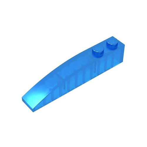 GDS-655 Brick Curved 6x1, 50 Stück, kompatibel mit Lego 41762 42022, DIY-Teile und MOC-Komponenten für große Ziegelmarken, Farbe:Transparentes Blau 43 GDS-655 Brick Curved 6x1, 50 Stück, kompatibel mit Lego 41762 42022, DIY-Teile und MOC-Komponenten für große Ziegelmarken, Farbe:Transparentes Blau 43 von XYEIUGO