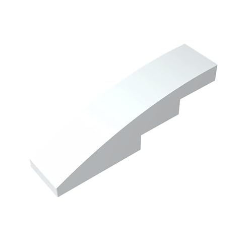 GDS-658 Gebogene Neigung, 4x1, ohne Nieten, 50 Stück, kompatibel mit Lego 11153 61678, Teile und MOC-Komponenten für große Ziegelmarken, Farbe:Cremeweiß GDS-658 Gebogene Neigung, 4x1, ohne Nieten, 50 Stück, kompatibel mit Lego 11153 61678, Teile und MOC-Komponenten für große Ziegelmarken, Farbe:Cremeweiß von XYEIUGO