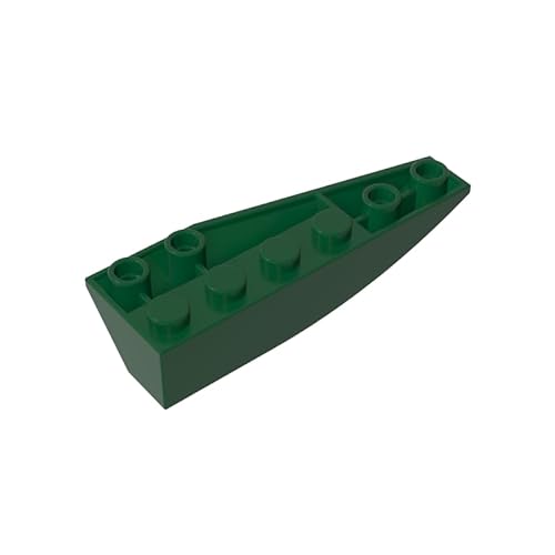 GDS-766 Wedge Curved Inverted 6x2 Left 41765 6268055 10PCS Compatible with Lego 41765 6268055 DIY Parts and MOC Components for Major Brick Brands Color:Dunkelgrün 141 von XYEIUGO