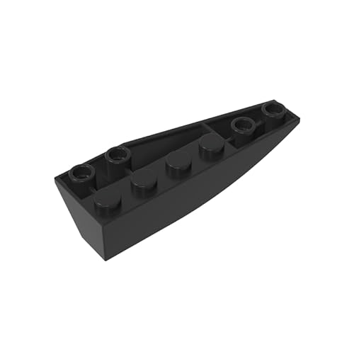 GDS-766 Wedge Curved Inverted 6x2 Left 41765 6268055 10PCS Compatible with Lego 41765 6268055 DIY Parts and MOC Components for Major Brick Brands Color:Schwarz 26 von XYEIUGO
