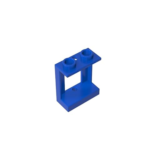 GDS-786 Fenster 1x2x2 Schloss, 10 Stück, kompatibel mit Lego-Spielzeug-DIY-Teilen und MOC-Komponenten für große Ziegelmarken, Farbe:Blau 23 von XYEIUGO