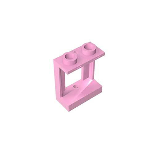 GDS-786 Fenster 1x2x2 Schloss, 10 Stück, kompatibel mit Lego-Spielzeug-DIY-Teilen und MOC-Komponenten für große Ziegelmarken, Farbe:Leuchtendes Pink 222 GDS-786 Fenster 1x2x2 Schloss, 10 Stück, kompatibel mit Lego-Spielzeug-DIY-Teilen und MOC-Komponenten für große Ziegelmarken, Farbe:Leuchtendes Pink 222 von XYEIUGO