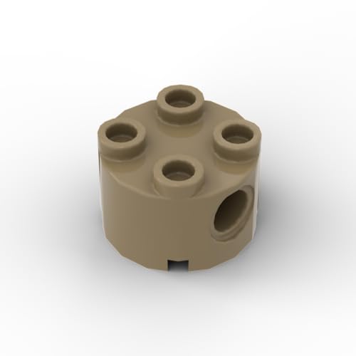 Gobricks 1748 Kreisplatte, gebogen, Halbkreis, glatte Platte, 50 Stück, GDS-90301, kompatibel mit Lego Bausteinen, Farbe: Dark Tan 034 von XYEIUGO