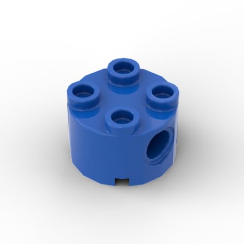 Gobricks 1748 Kreisplatte, gebogen, Halbkreis, glatte Platte, 50 Stück, GDS-90301, kompatibel mit Lego Bausteinen, Farbe:Blau 050 von XYEIUGO