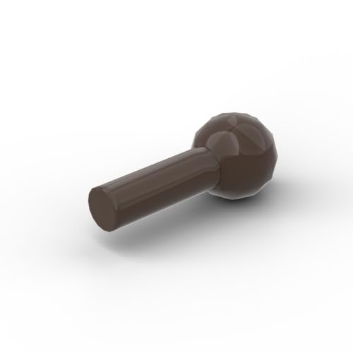 Gobricks 22484 Ornamente, 1 l, Raketenkugel, 20 Stück, GDS-90463, kompatibel mit Lego-Bausteinen, Farbe: Dunkelbraun 082 von XYEIUGO