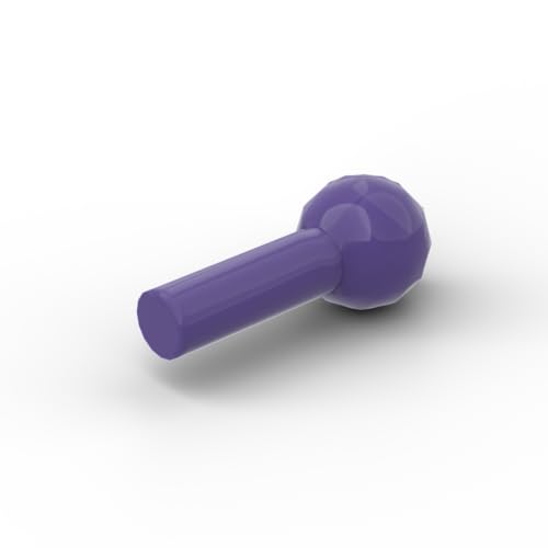 Gobricks 22484 Ornamente, 1 l, Raketenkugel, 20 Stück, GDS-90463, kompatibel mit Lego-Bausteinen, Farbe: Dunkelviolett 060 von XYEIUGO