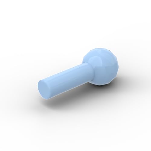 Gobricks 22484 Ornamente, 1 l, Raketenkugel, 20 Stück, GDS-90463, kompatibel mit Lego-Bausteinen, Farbe: Hellblau 053 von XYEIUGO