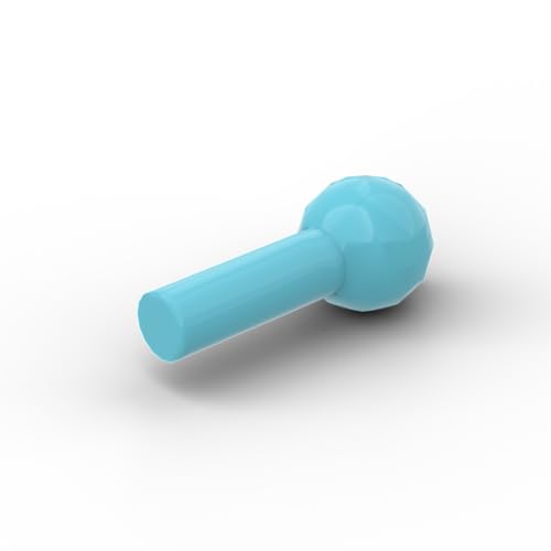 Gobricks 22484 Ornamente, 1 l, Raketenkugel, 20 Stück, GDS-90463, kompatibel mit Lego-Bausteinen, Farbe: Mittel-Azurblau 046 von XYEIUGO