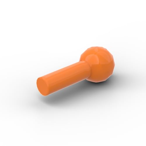 Gobricks 22484 Ornamente, 1 l, Raketenkugel, 20 Stück, GDS-90463, kompatibel mit Lego-Bausteinen, Farbe: Orange 021 von XYEIUGO