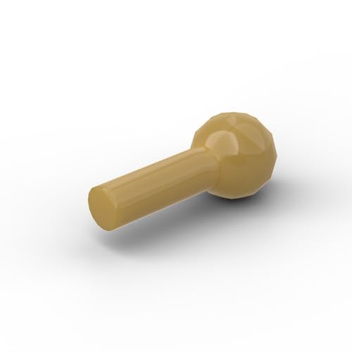 Gobricks 22484 Ornamente, 1 l, Raketenkugel, 20 Stück, GDS-90463, kompatibel mit Lego-Bausteinen, Farbe: Perlgold 035 von XYEIUGO