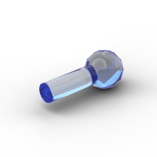Gobricks 22484 Ornamente, 1 l, Raketenkugel, 20 Stück, GDS-90463, kompatibel mit Lego-Bausteinen, Farbe: Trans-Dunkelblau 150 von XYEIUGO