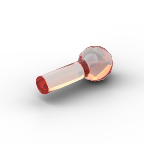 Gobricks 22484 Ornamente, 1 l, Raketenkugel, 20 Stück, GDS-90463, kompatibel mit Lego-Bausteinen, Farbe: Trans Orange 120 Gobricks 22484 Ornamente, 1 l, Raketenkugel, 20 Stück, GDS-90463, kompatibel mit Lego-Bausteinen, Farbe: Trans Orange 120 von XYEIUGO