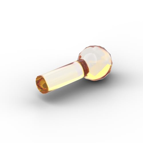 Gobricks 22484 Ornamente, 1 l, Raketenkugel, 20 Stück, GDS-90463, kompatibel mit Lego-Bausteinen, Farbe: Trans Yellow 130 von XYEIUGO